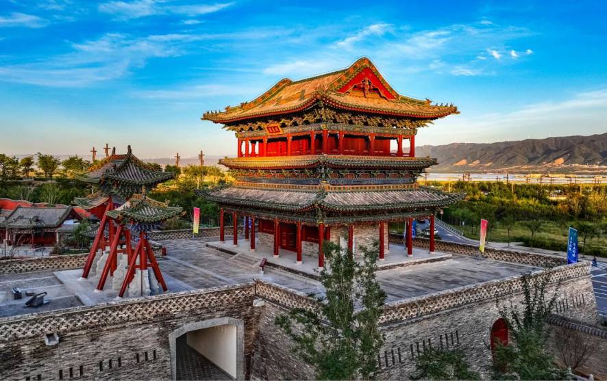 A scenic view of Yuncheng Chishen Miao And Yanchi Jinqiang
