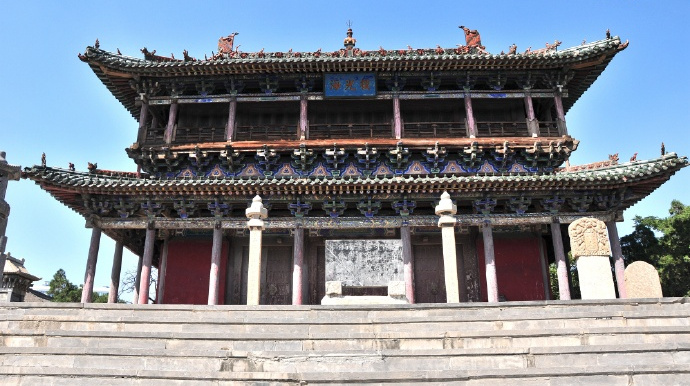 A scenic view of Yuncheng Chishen Miao And Yanchi Jinqiang