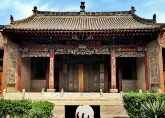 A scenic view of Yuncheng Cuijiahe Tomb Group