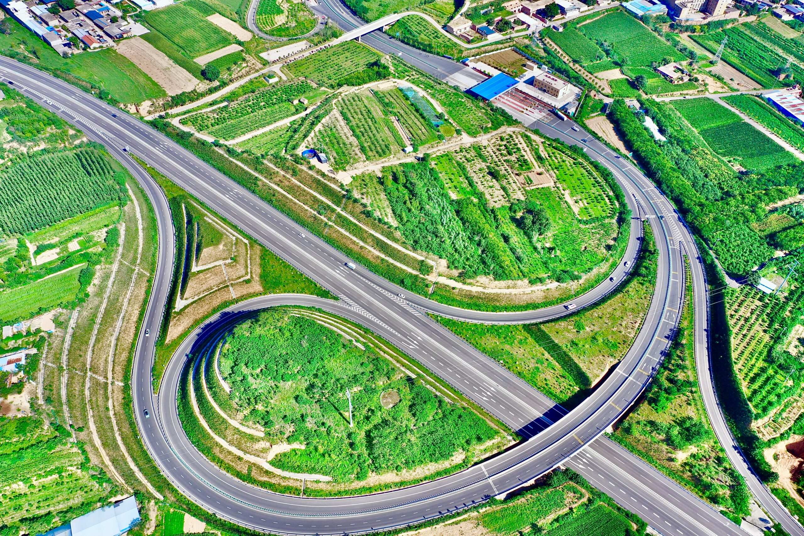 A scenic view of Yuncheng Cuijiahe Tomb Group