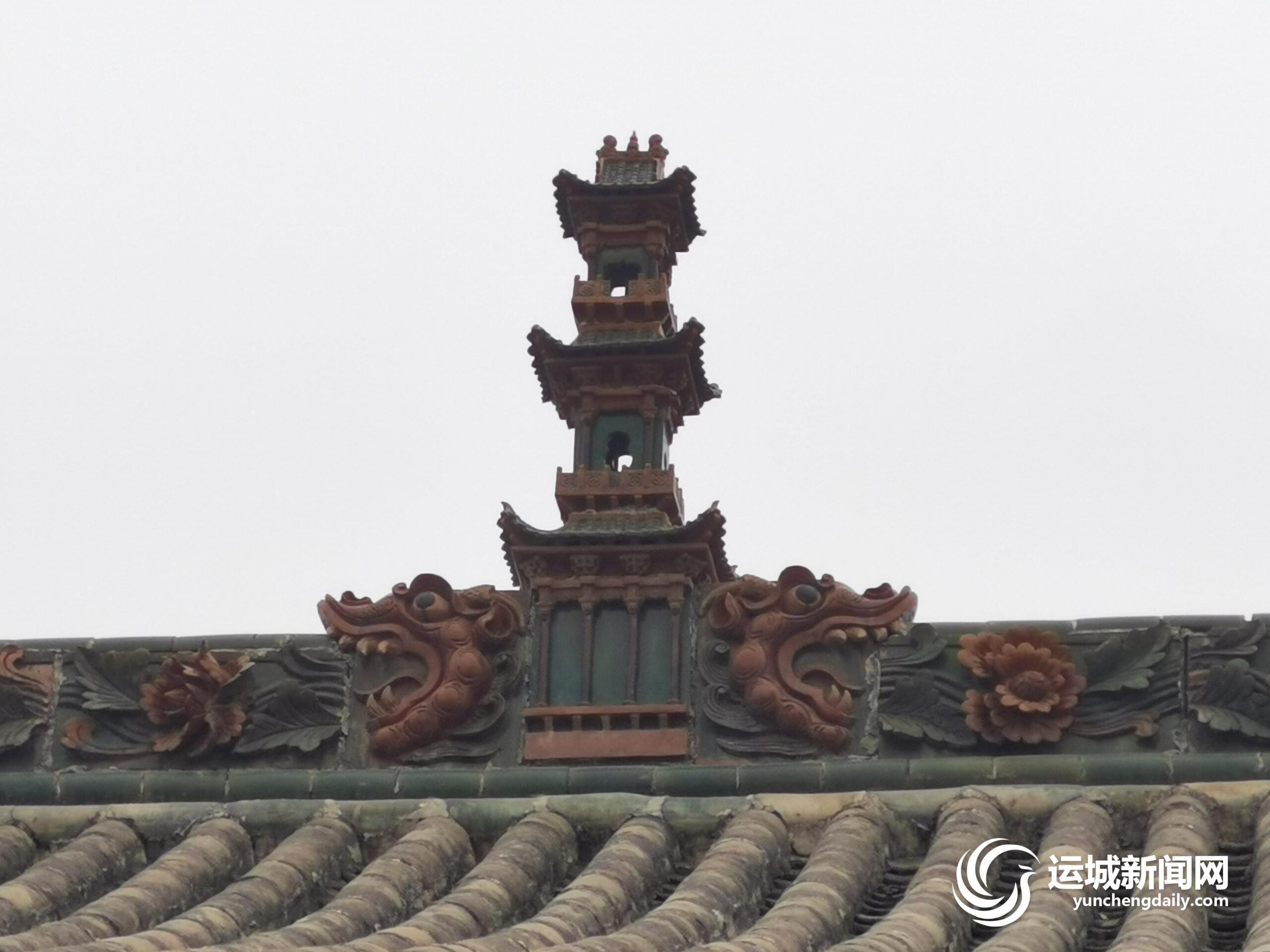 A scenic view of Yuncheng Dayang Taishan Temple