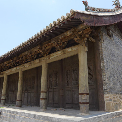 A scenic view of Yuncheng Dayang Taishan Temple
