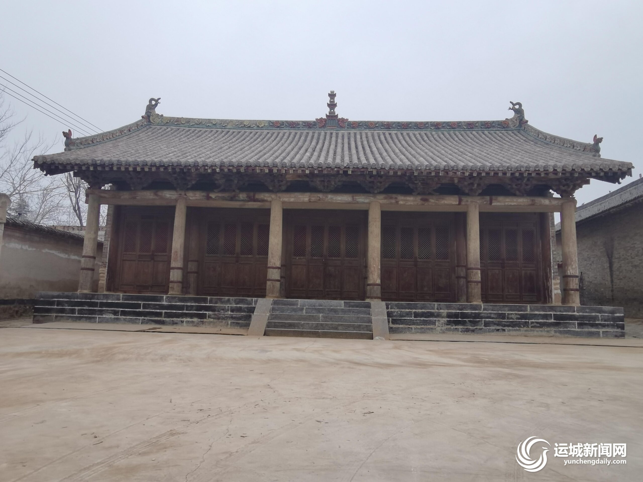A scenic view of Yuncheng Dayang Taishan Temple