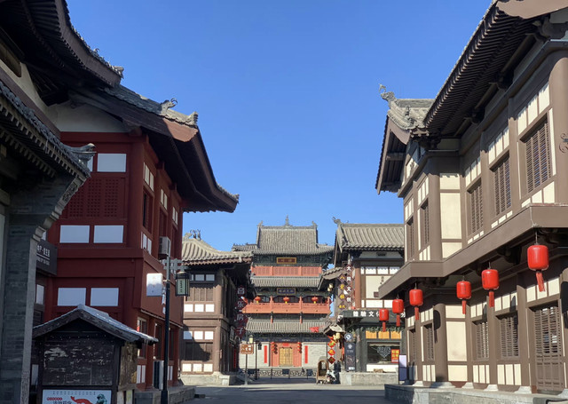 A scenic view of Yuncheng Dongfeng Stage
