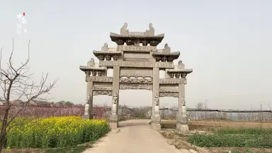 A scenic view of Yuncheng Dongyao Wen Pailou