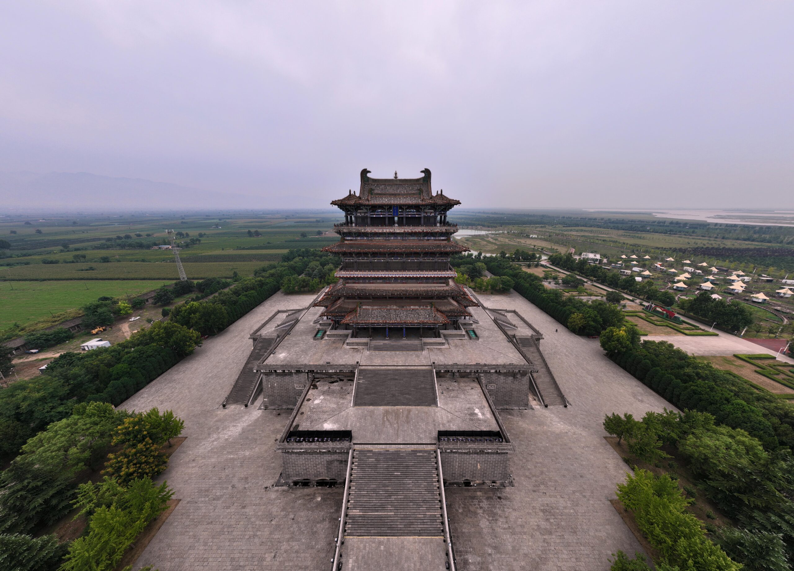 A scenic view of Yuncheng Dongzhuang Site