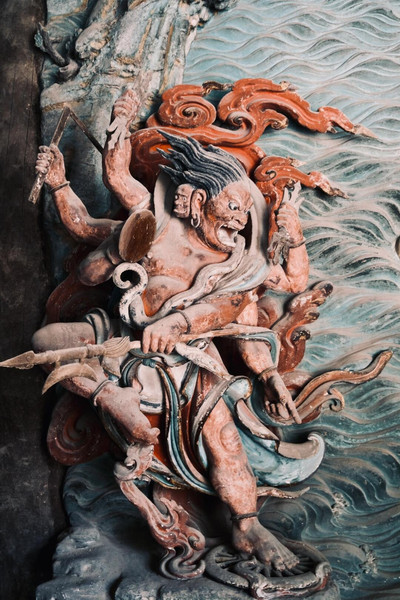 A scenic view of Yuncheng Fusheng Temple Xinjiang