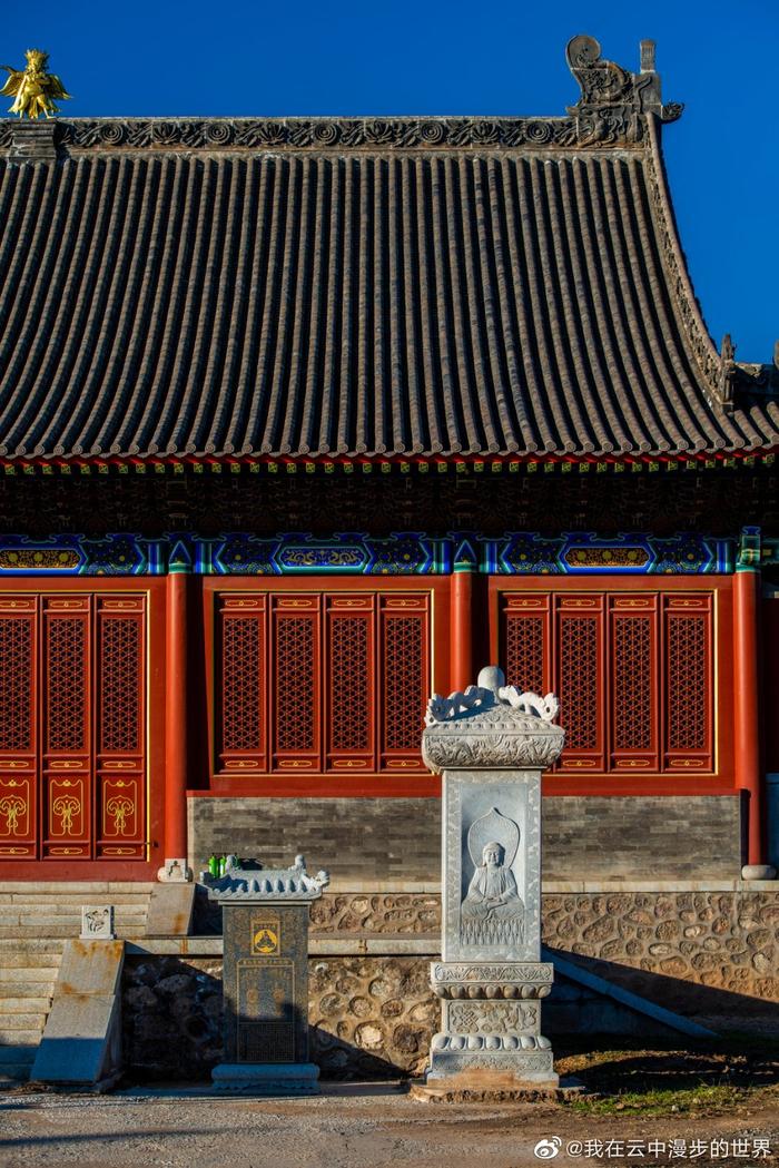 A scenic view of Yuncheng Fusheng Temple Xinjiang