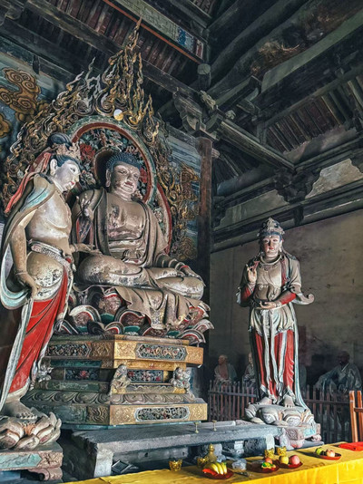 A scenic view of Yuncheng Fusheng Temple Xinjiang