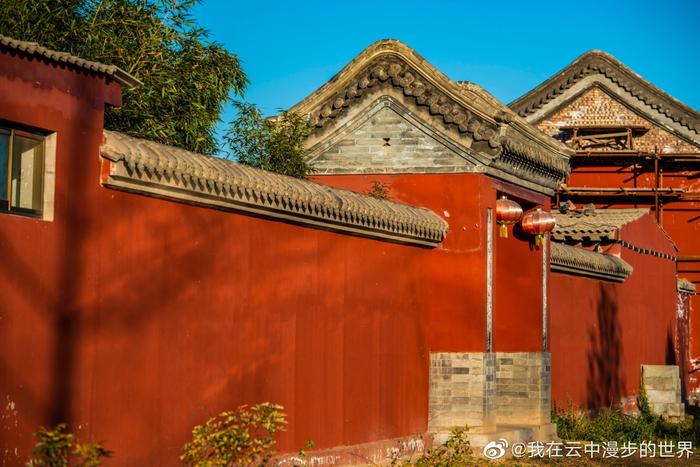 A scenic view of Yuncheng Fusheng Temple Xinjiang