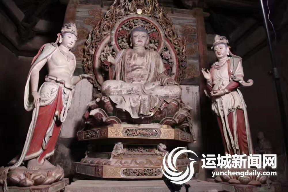 A scenic view of Yuncheng Fusheng Temple Xinjiang