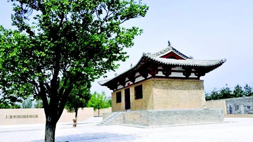A scenic view of Yuncheng Guangren Wang Temple
