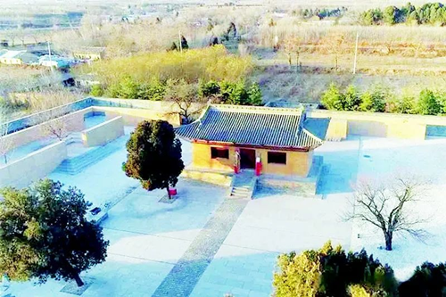 A scenic view of Yuncheng Guangren Wang Temple