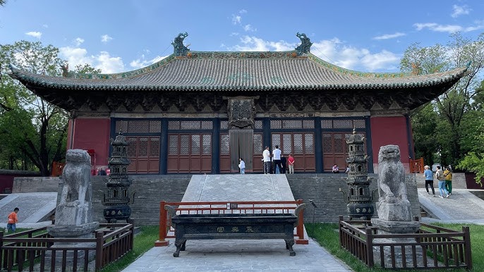 A scenic view of Yuncheng Guangren Wang Temple
