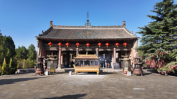 A scenic view of Yuncheng Guduo Houtu Temple