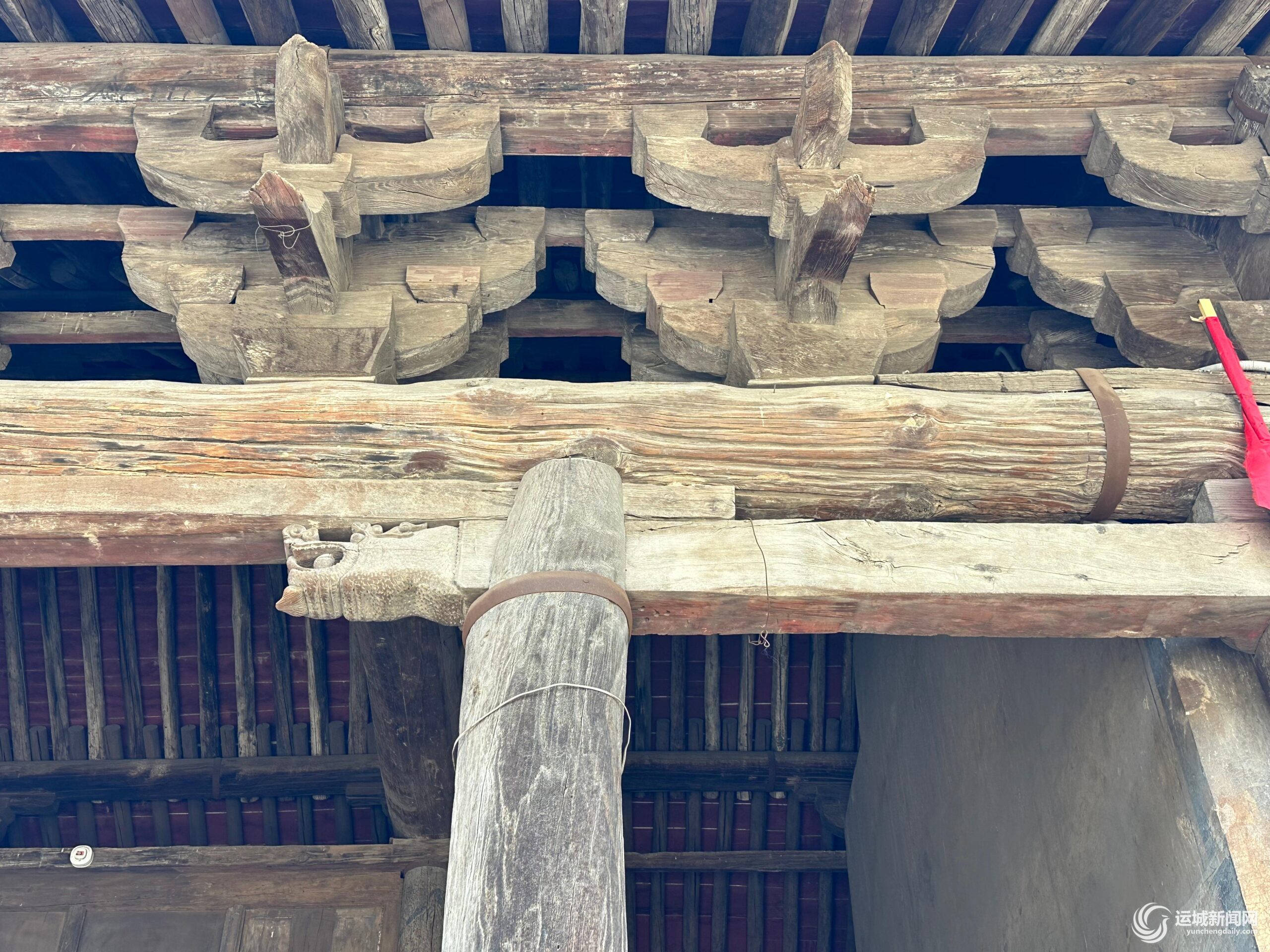 A scenic view of Yuncheng Guduo Houtu Temple
