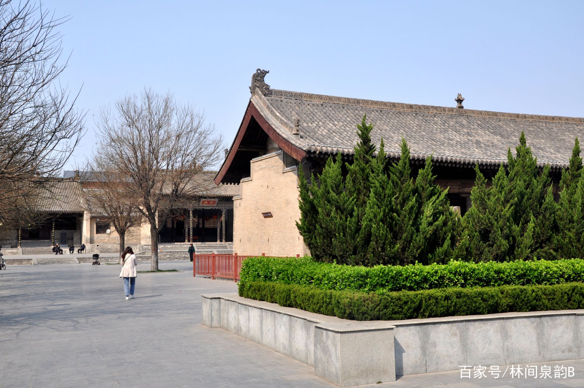 A scenic view of Yuncheng Hejin Taitoumiao
