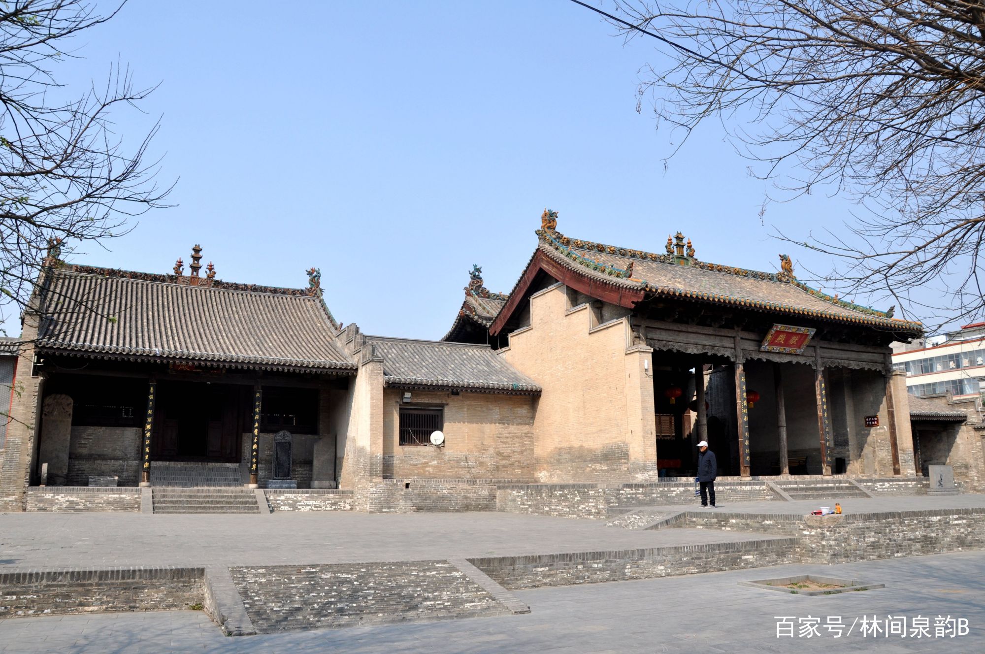 A scenic view of Yuncheng Hejin Taitoumiao
