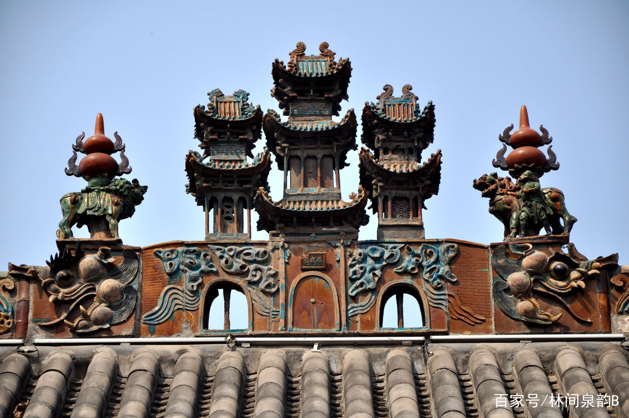 A scenic view of Yuncheng Hejin Taitoumiao