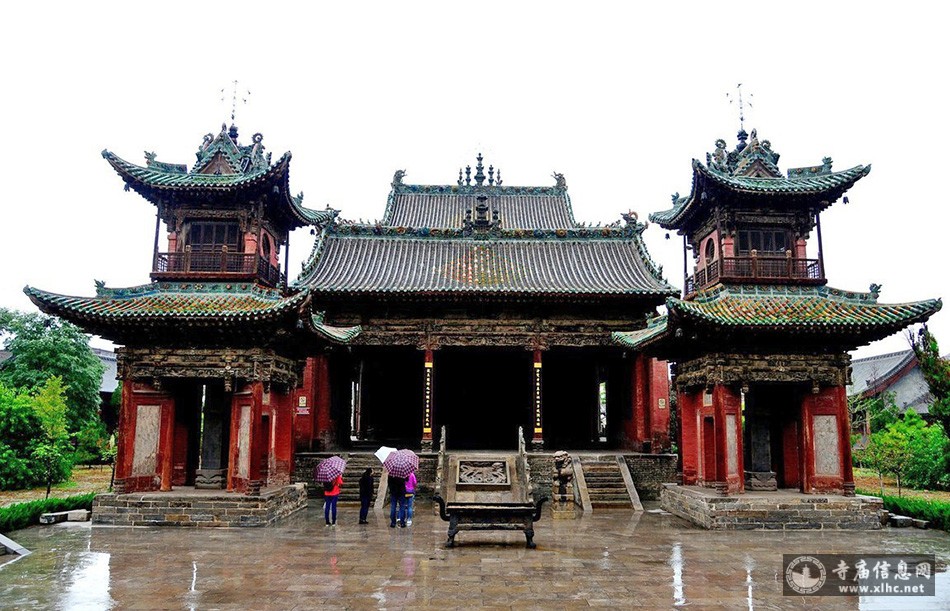 A scenic view of Yuncheng Houji Miao