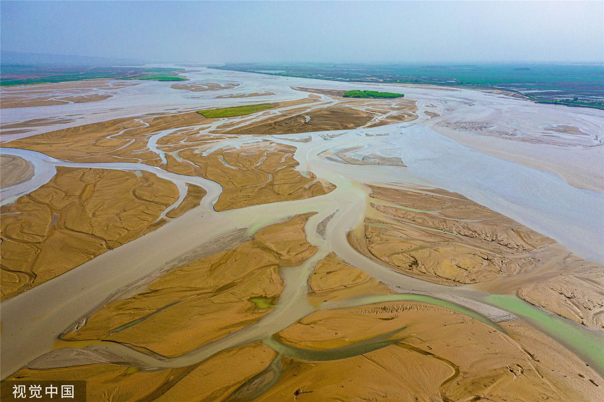A scenic view of Yuncheng Huanghe Zhandao Site