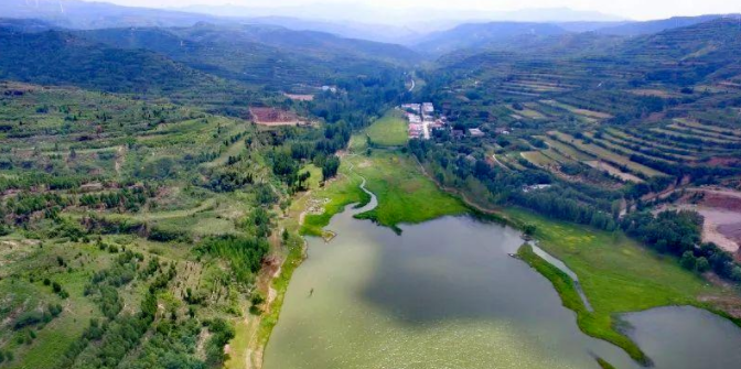 A scenic view of Yuncheng Huanghe Zhandao Site