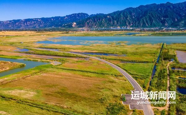 A scenic view of Yuncheng Huanghe Zhandao Site