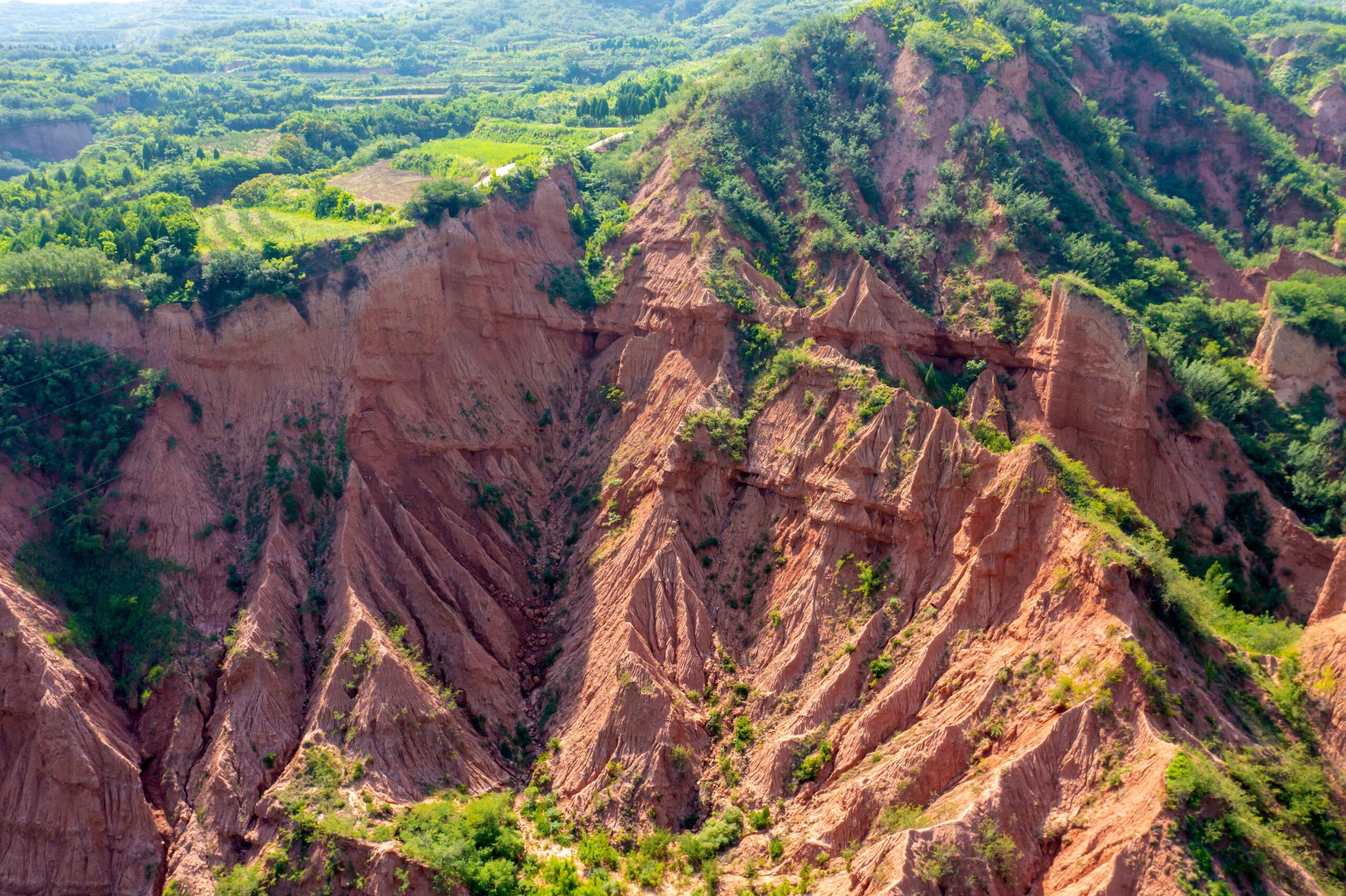 A scenic view of Yuncheng Huanghe Zhandao Site