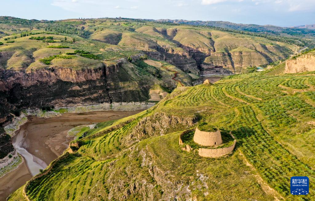 A scenic view of Yuncheng Huanghe Zhandao Site