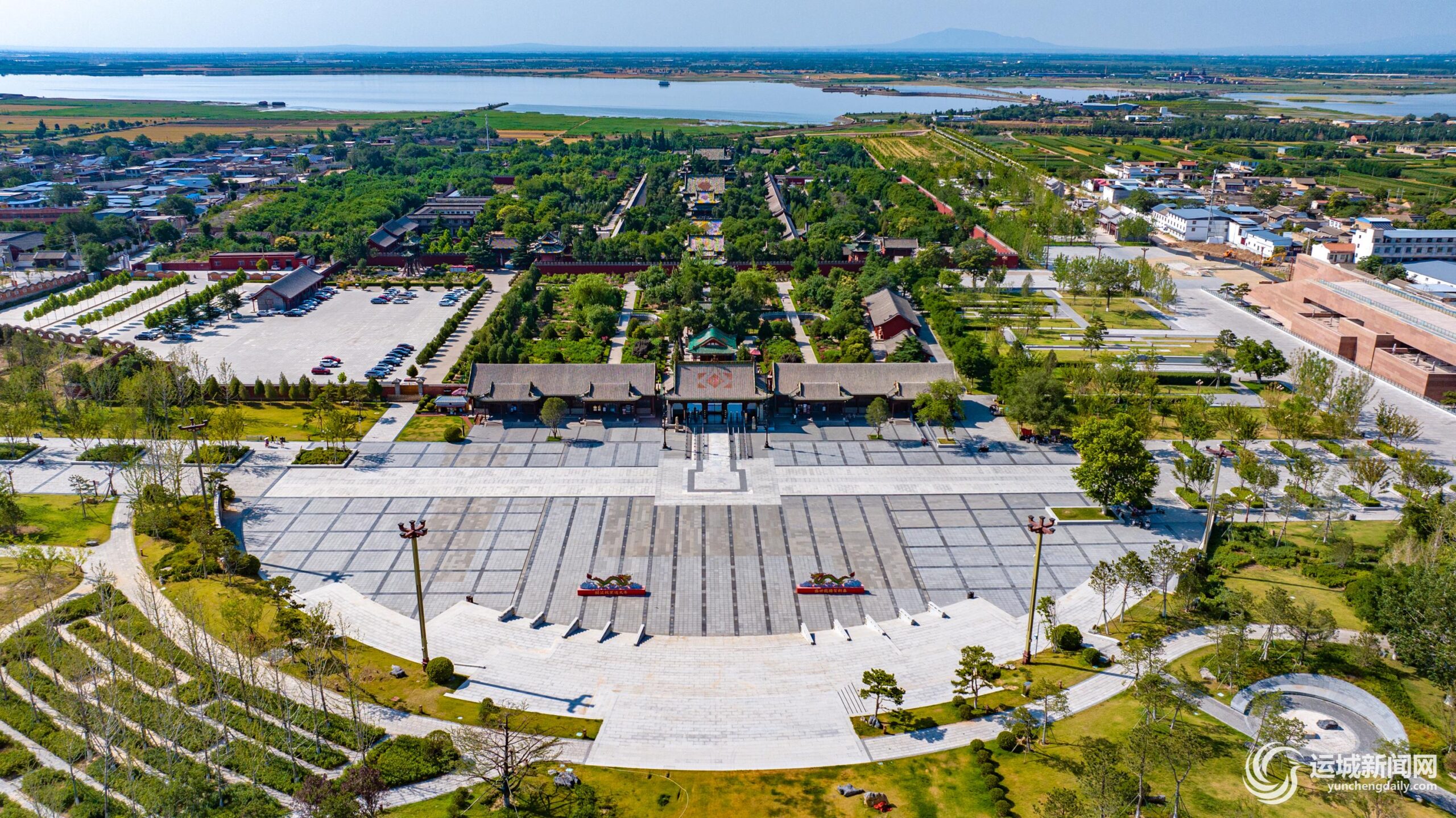 A scenic view of Yuncheng Jieliang Gucheng Site