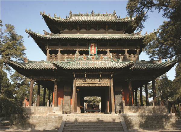 A scenic view of Yuncheng Jiezhou Guandi Temple