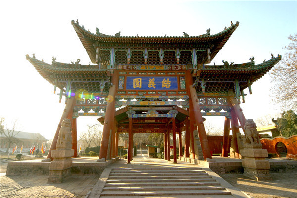 A scenic view of Yuncheng Jiezhou Guandi Temple