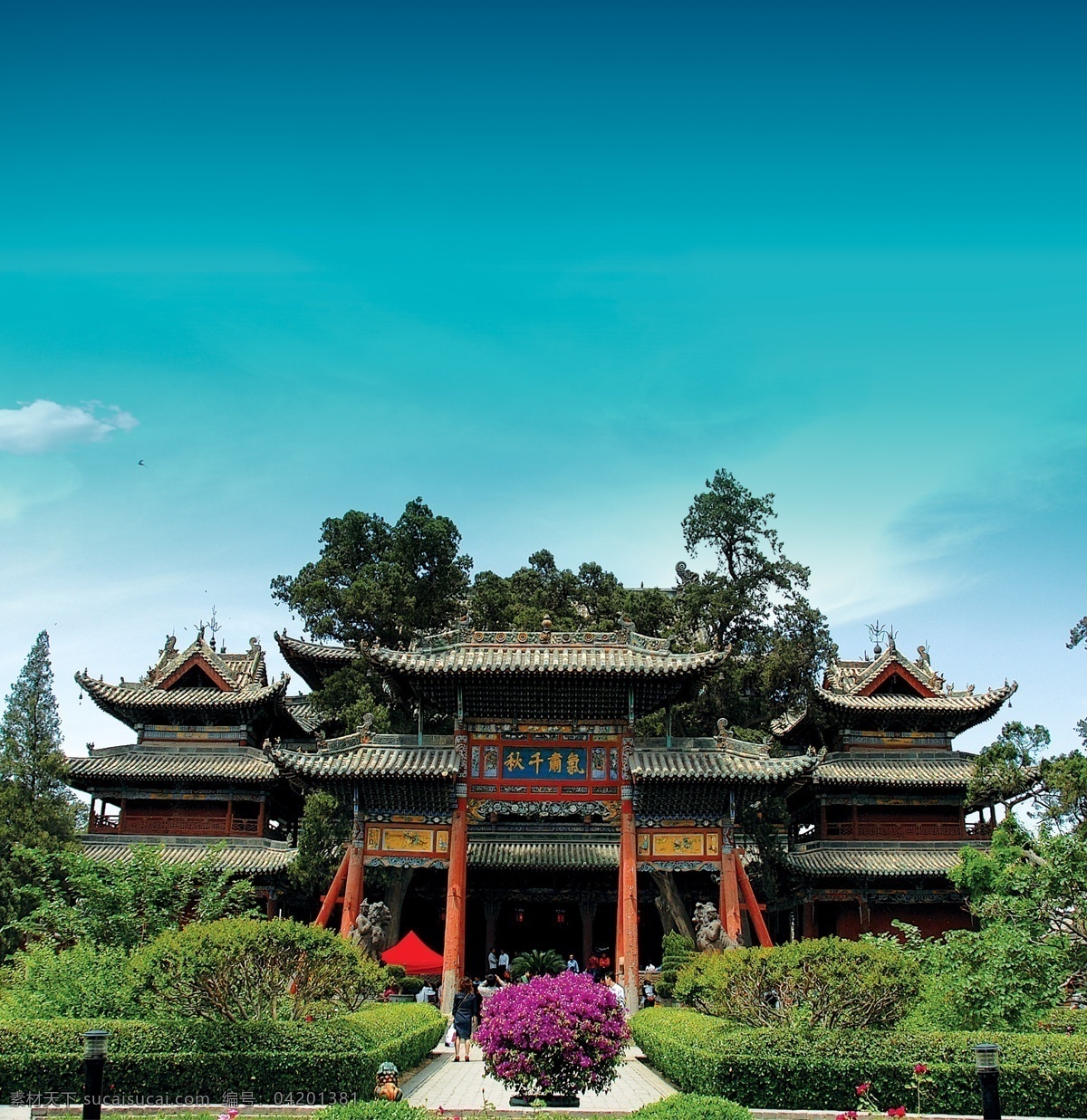 A scenic view of Yuncheng Jiezhou Guandi Temple