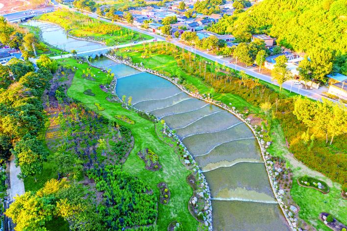 A scenic view of Yuncheng Jiezhou Tongshan Yicang