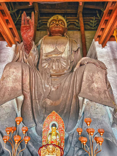 A scenic view of Yuncheng Jishan Dafo