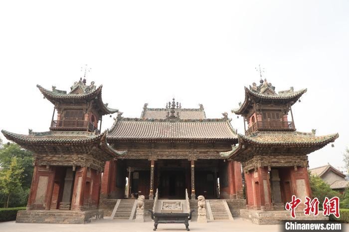 A scenic view of Yuncheng Jishan Jiwang Temple