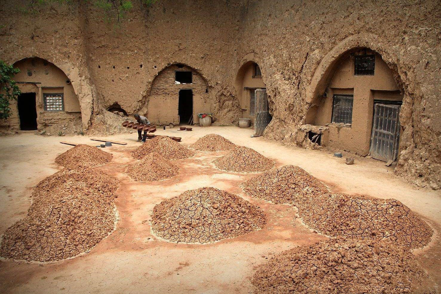 A scenic view of Yuncheng Macun Brick Carving Tombs