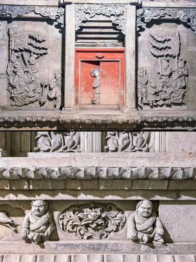 A scenic view of Yuncheng Macun Brick Carving Tombs