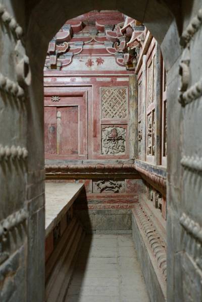 A scenic view of Yuncheng Macun Brick Carving Tombs
