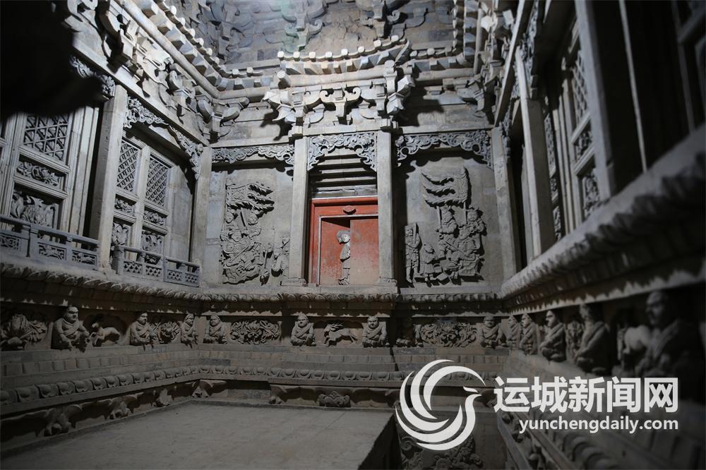 A scenic view of Yuncheng Macun Brick Carving Tombs