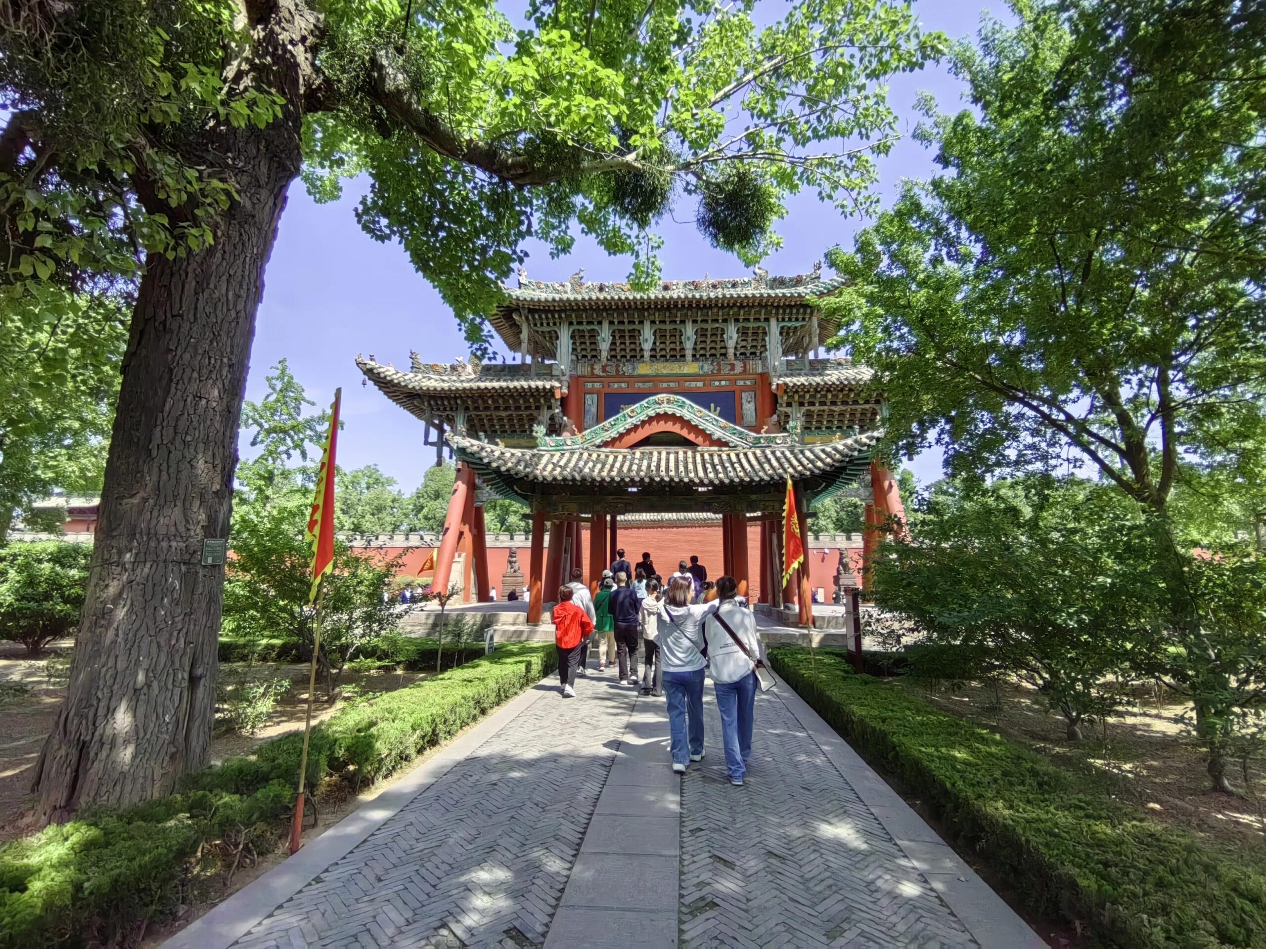 A scenic view of Yuncheng Nanliu Taishan Temple