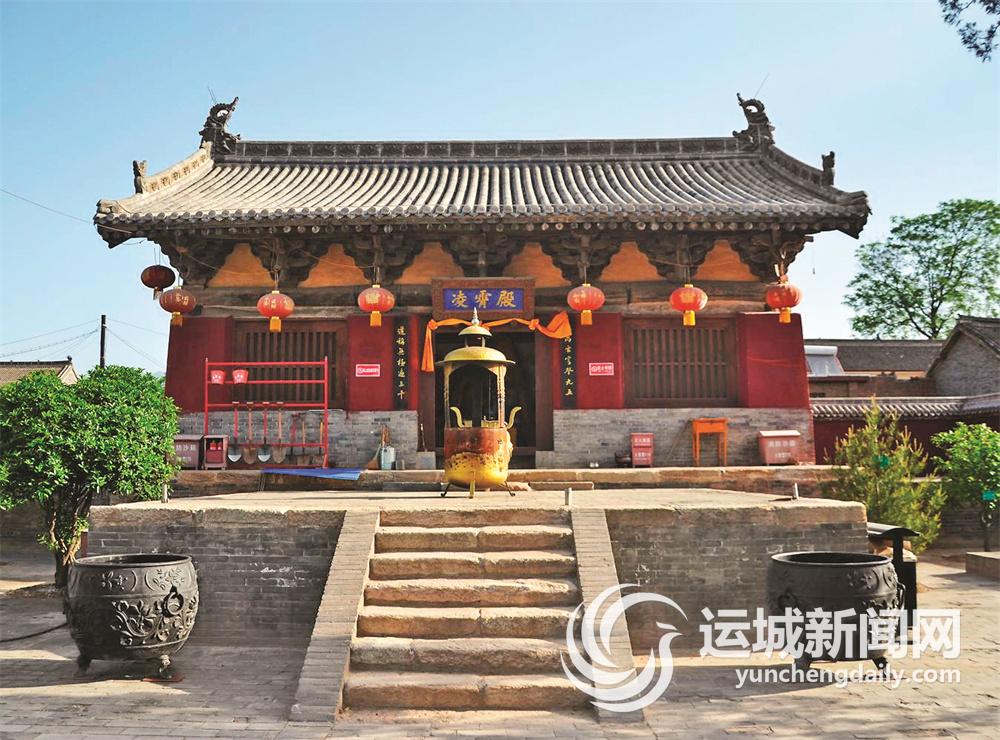 A scenic view of Yuncheng Niandui Yuhuang Temple