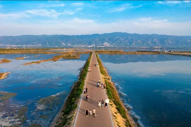 A scenic view of Yuncheng Potou Site