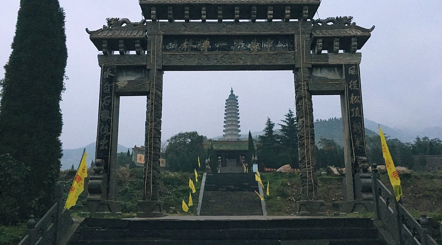 A scenic view of Yuncheng Puzhou Si Ta