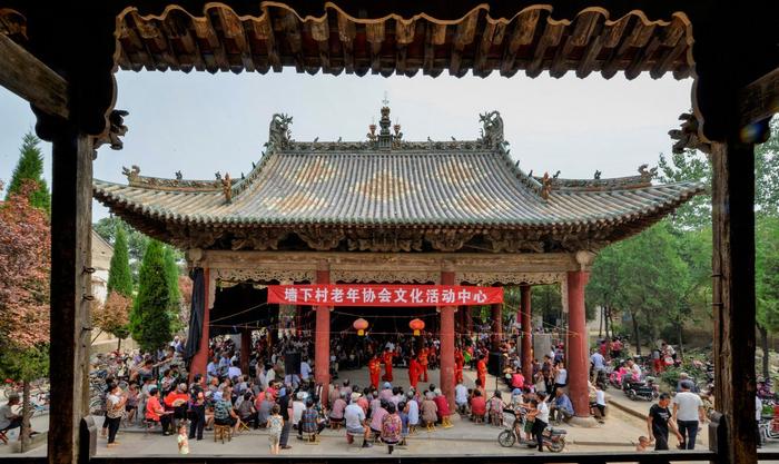 A scenic view of Yuncheng Qiangxia Guandi Temple
