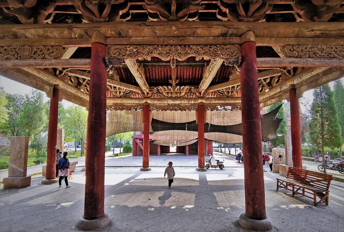 A scenic view of Yuncheng Qiangxia Guandi Temple