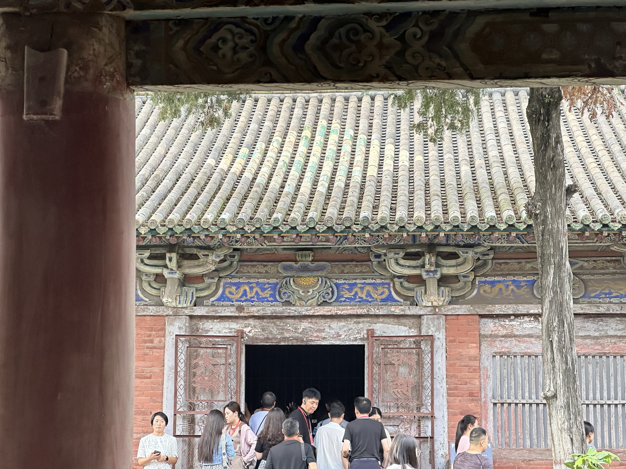 A scenic view of Yuncheng Qiaogoutou Yuhuang Temple