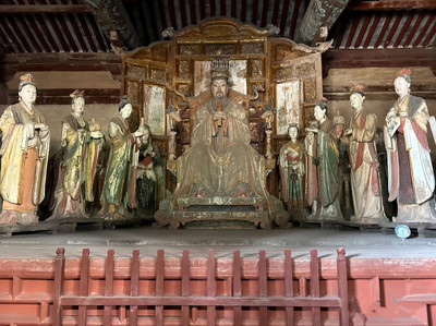 A scenic view of Yuncheng Qiaogoutou Yuhuang Temple