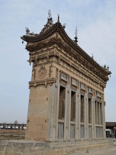 A scenic view of Yuncheng Qiaosi Beilou