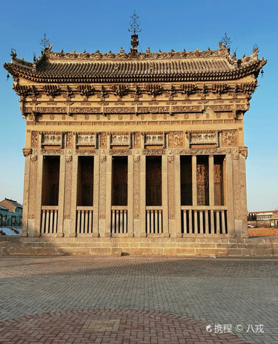 A scenic view of Yuncheng Qiaosi Beilou